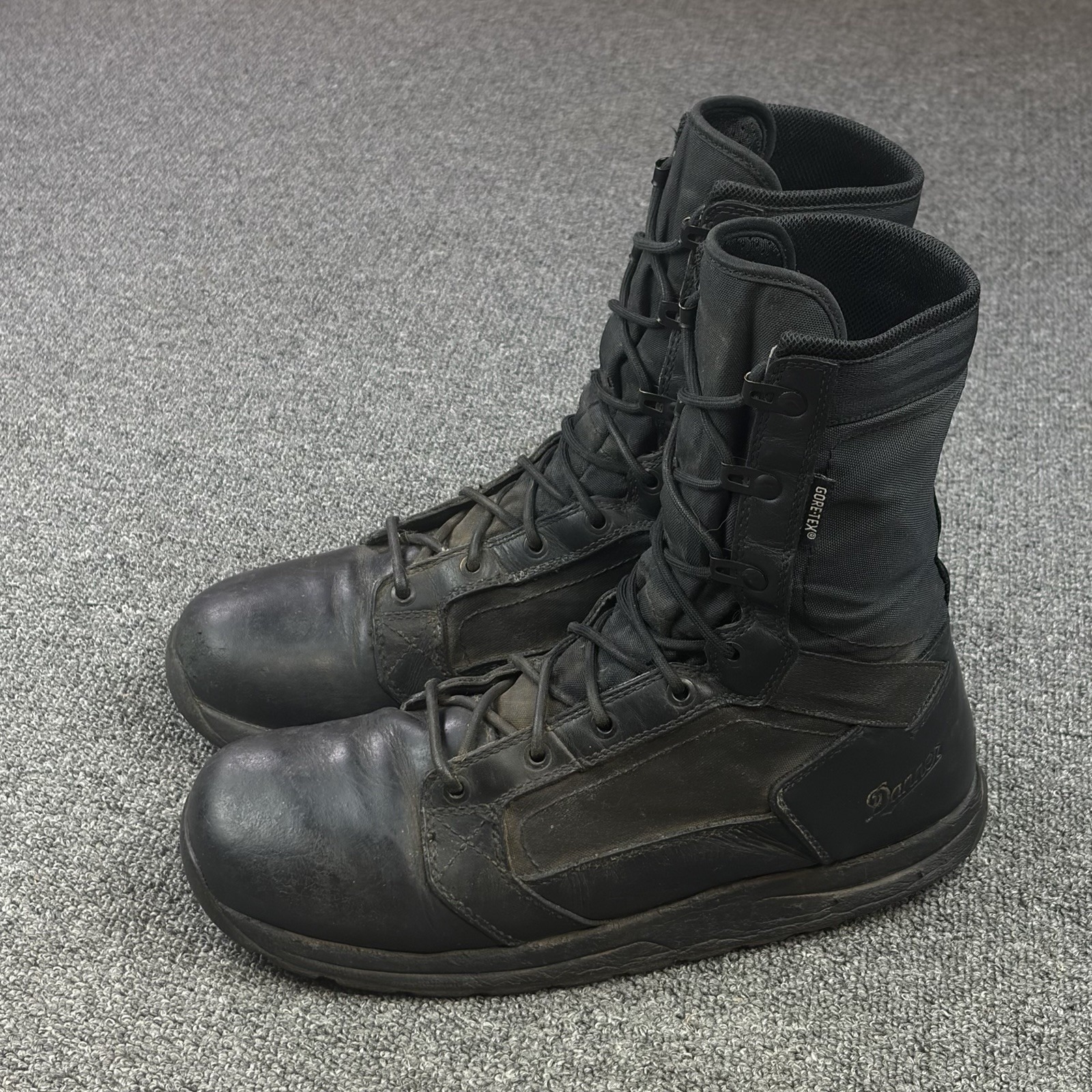 Danner Tachyon 8" Black Gtx Gore-Tex Tactical Military Boots Mens 10.5 Ee 50122
